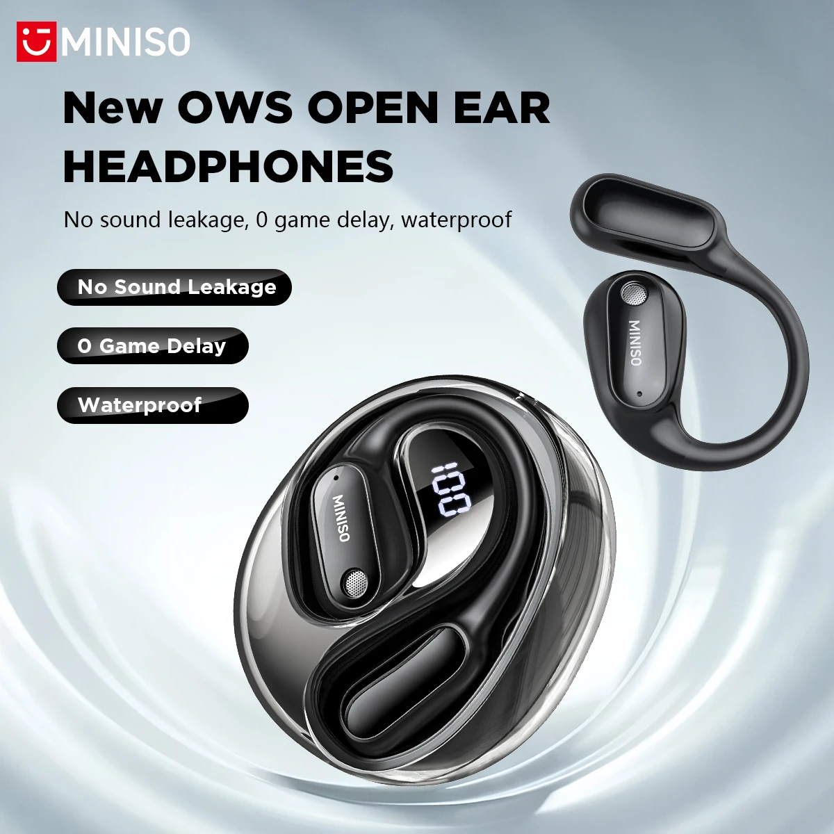 Headphones Wireless - MINISO MS190 실시간 AI 음성 번역