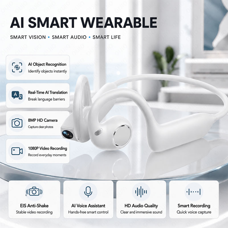Headphones Wireless - 무선 스포츠 BT 5.4 헤드폰 (800만