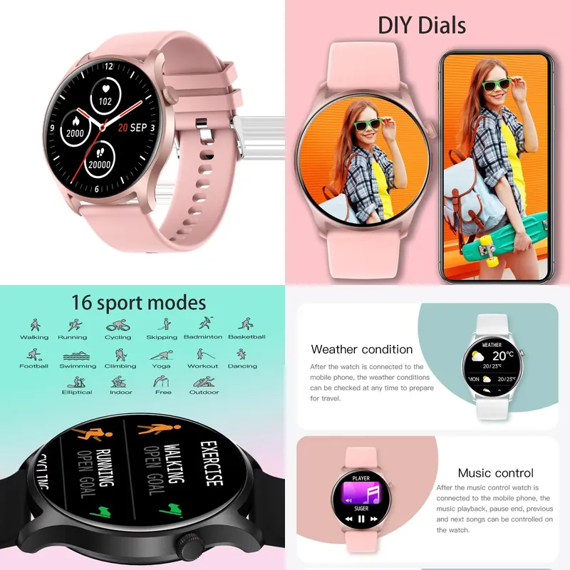 Smart Watch - SENBONO MAX8 남성용 스마트 시계 여성용