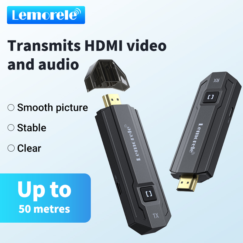 Hdmi Adapter - Lemorele 50M HDMI 무선 송신기 수신기