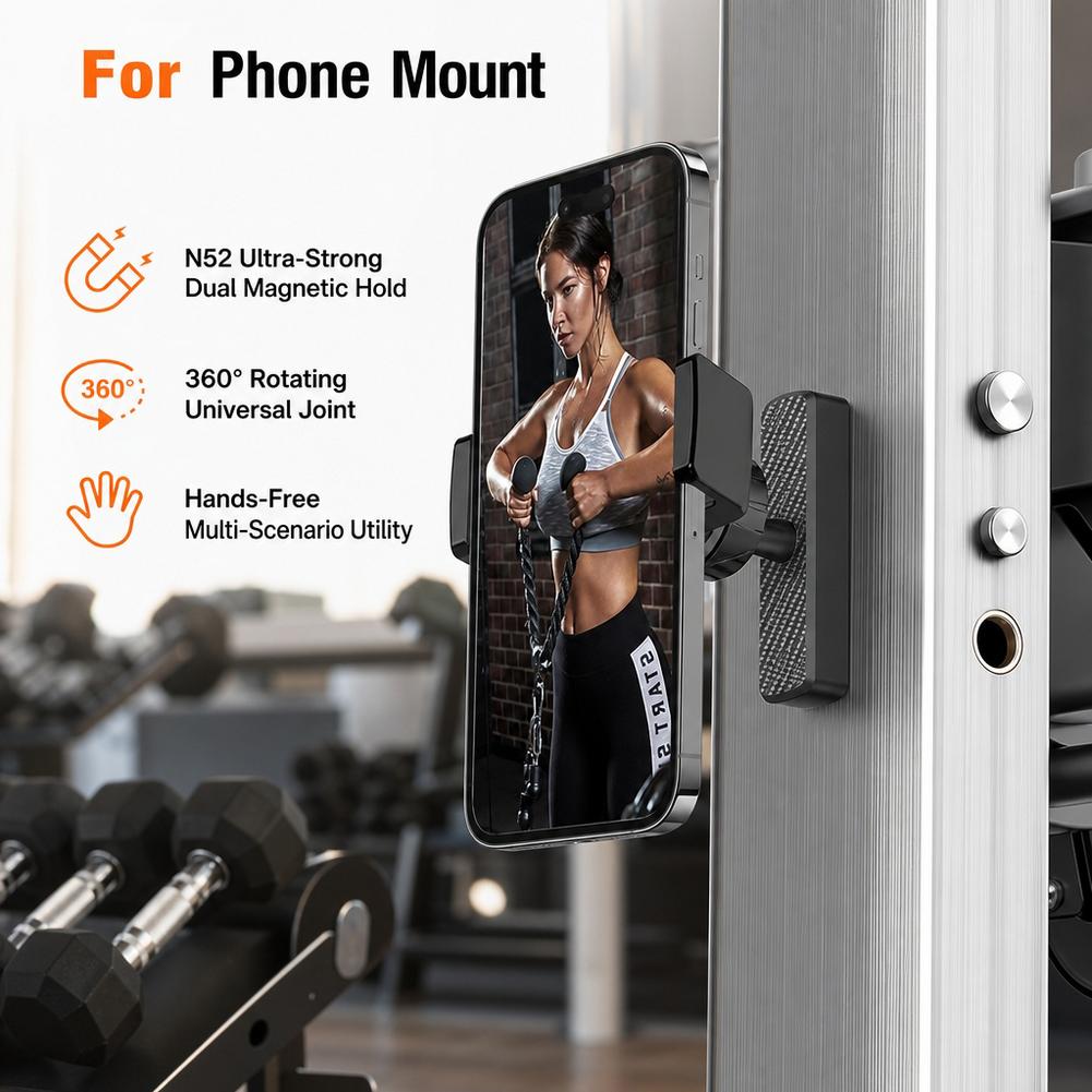 헬스장용 360도 회전 자석 휴대폰 거치대 °   운동 - Phone Holder 리뷰 및 가격