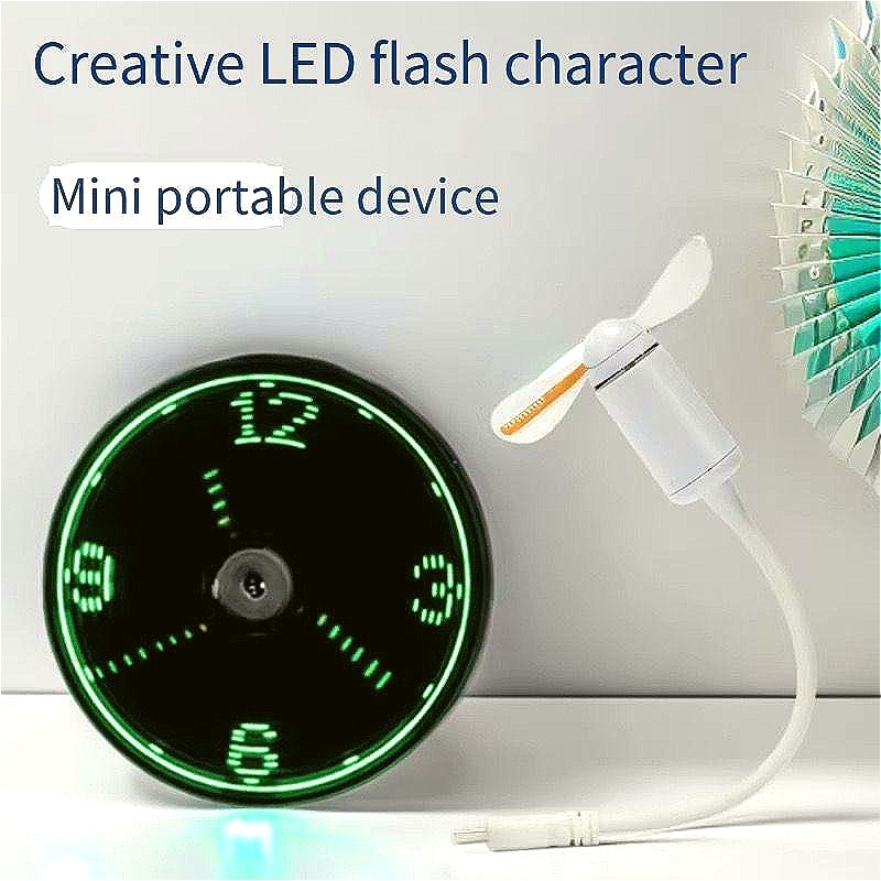 휴대용 USB LED 메시지 팬, 프로그래밍 가능한 R - Electronics And Gadgets Ce 리뷰 및 가격