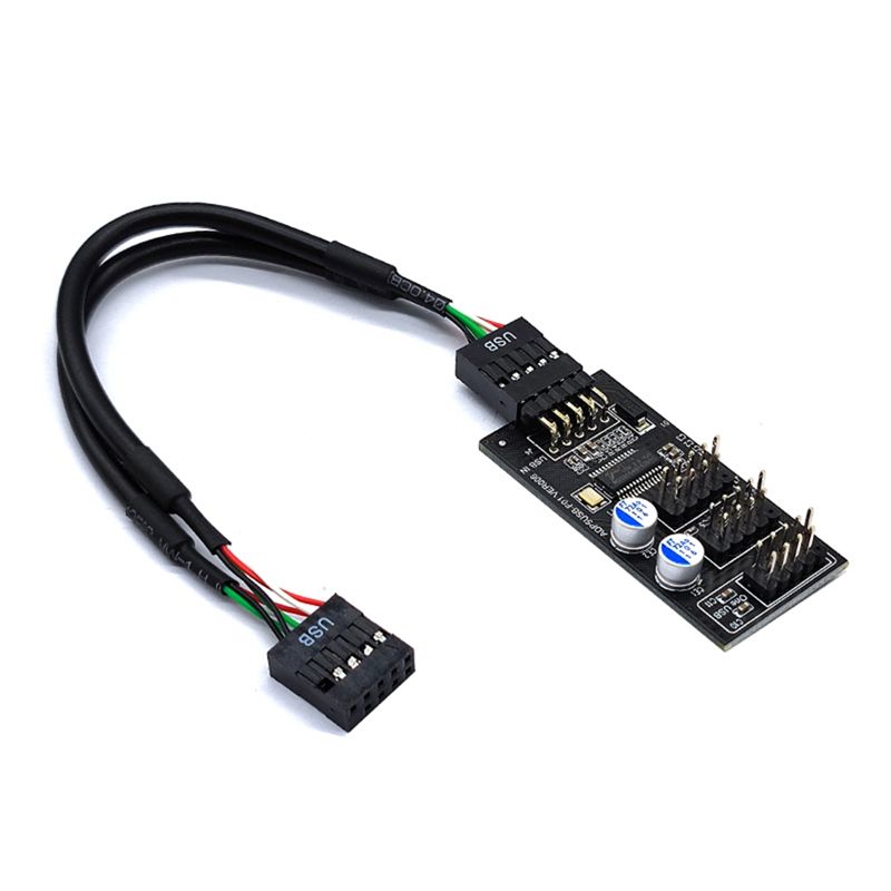 ABQX 9핀 USB 허브 커넥터, USB 분배기, 1 - Usb Hub 리뷰 및 가격