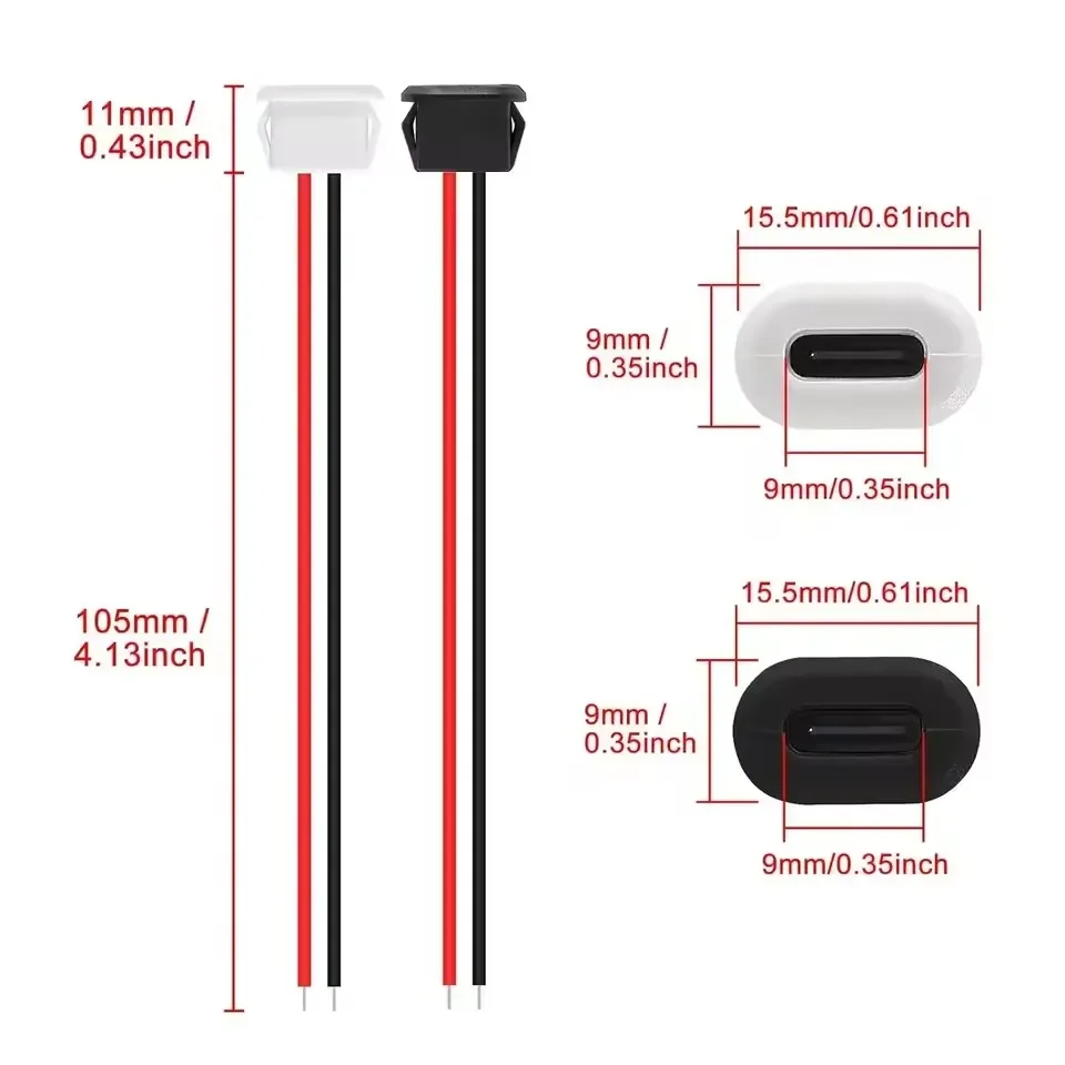 2P 타입-C 암형 2핀 USB 커넥터, 타입-C 방수 - Usb Hub 리뷰 및 가격