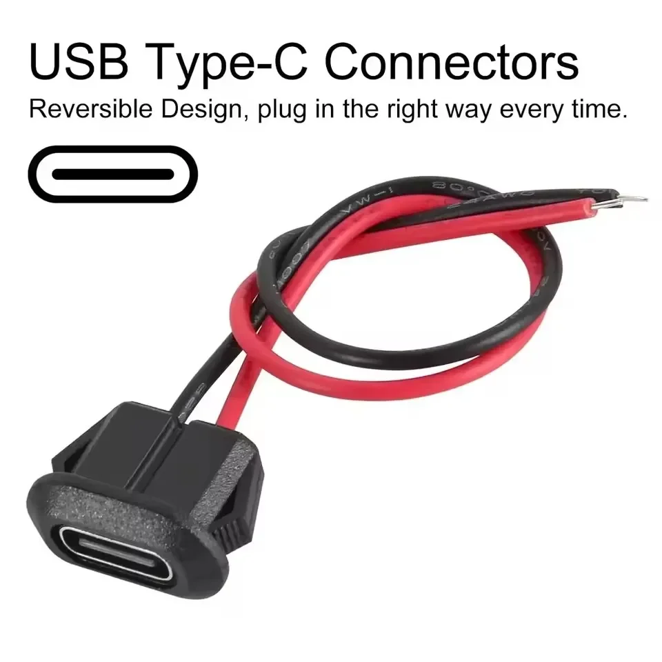 2P 타입-C 암형 2핀 USB 커넥터, 타입-C 방수 - Usb Hub 리뷰 및 가격