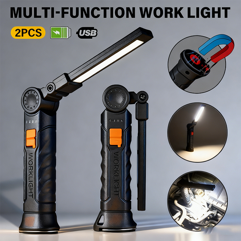 휴대용 COB LED 손전등 USB 충전식 작업등 내장 - Power Bank 리뷰 및 가격