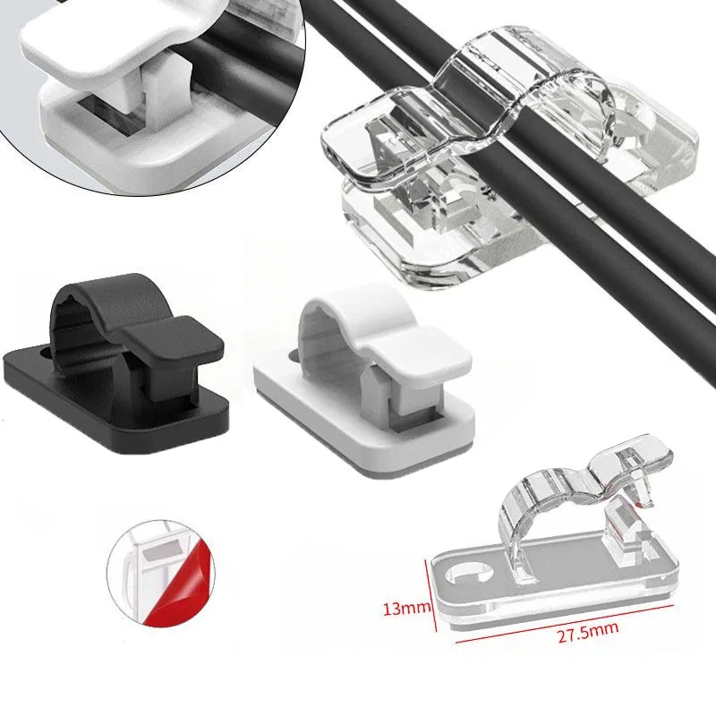 10개/50개 세트 케이블 정리 클립, 케이블 관리용  - Usb Charger 리뷰 및 가격