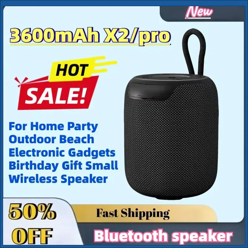 새로운 3600mAh X2/pro 블루투스 스피커 AU - Electronics Gadgets For Gift 리뷰 및 가격